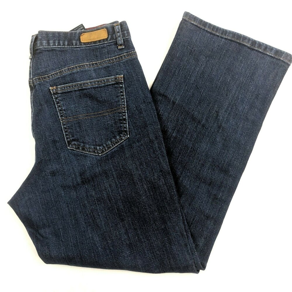 Tommy Hilfiger 2000s Women's Bootcut Jeans Size 12 Dark‎ Wash Vintage Y2K